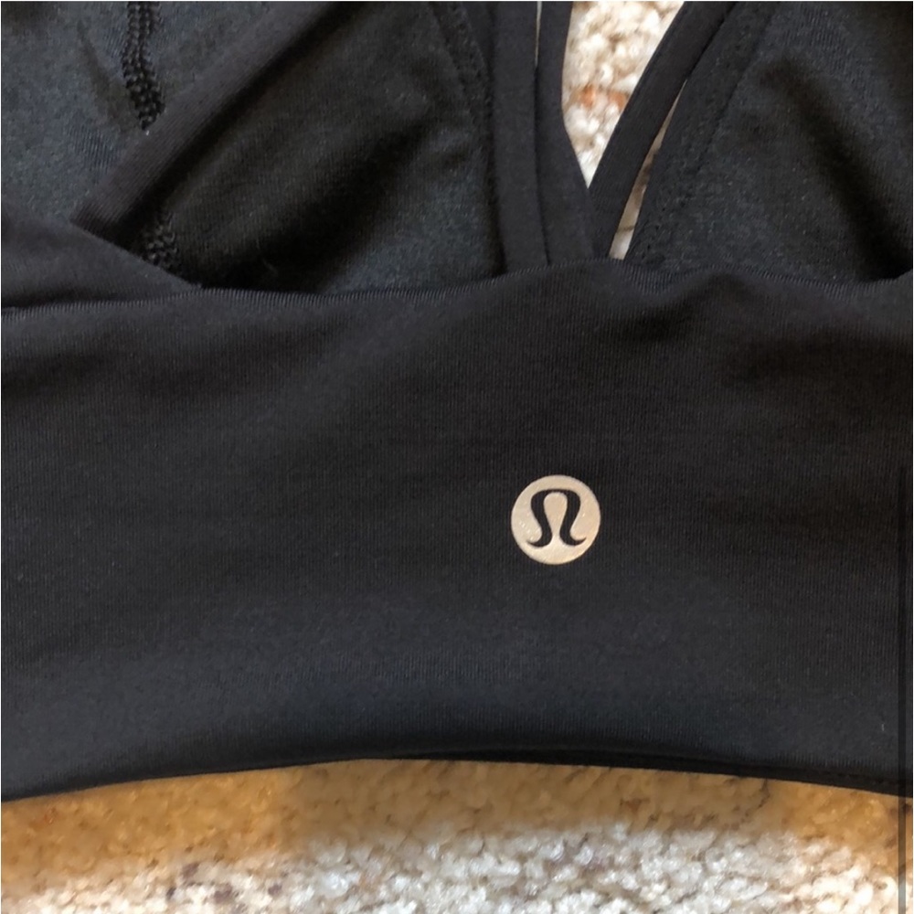 Lululemon Pushing Limits Bra Black Size 4 - Picture 6 of 7
